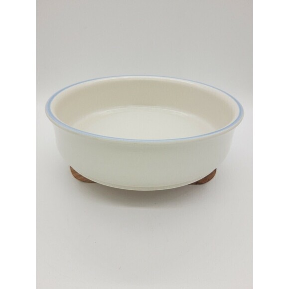 CHANTILLY Fleur De Lune Stoneware 9" Round Vegetable Pasta Serving Bowl - Picture 4 of 6